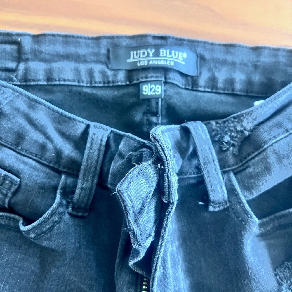 Judy Black Denim Pants
